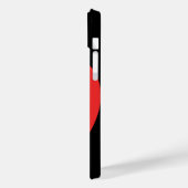Super Niedliches Rotes Herz mit Augen Case-Mate iPhone Hülle (Rückseite / Links)
