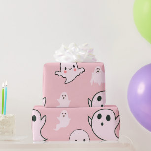 Super Niedliches weißes Geistermagazin Geschenkpapier