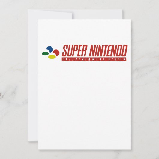 Super Nintendo Console 90S Vintages Retro-Videospi (Vorderseite)