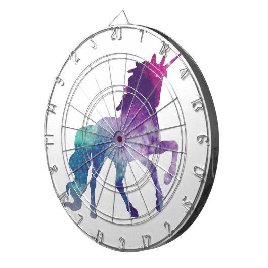Super Nova Unicorn Dartscheibe (Vorderseite rechts)