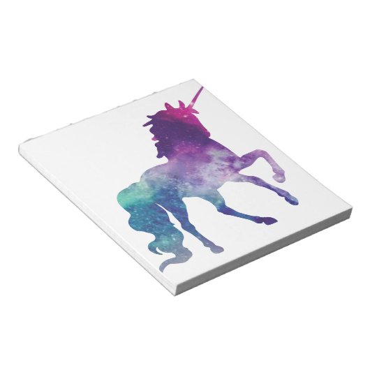 Super Nova Unicorn Notizblock (angewinkelt)