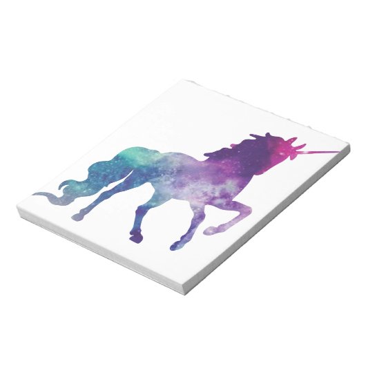Super Nova Unicorn Notizblock (Rotiert)