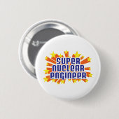 Super nuklearer Ingenieur Button (Vorne & Hinten)