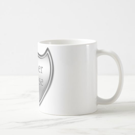 Super Nurse Emblem Kaffeetasse (Rechts)