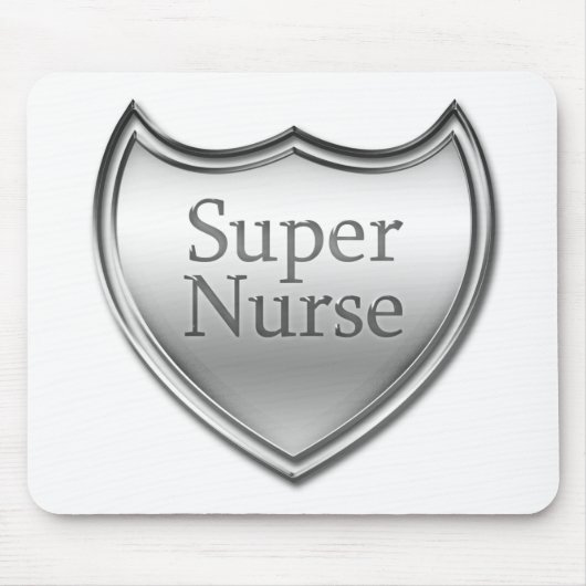 Super Nurse Emblem Mousepad (Vorne)