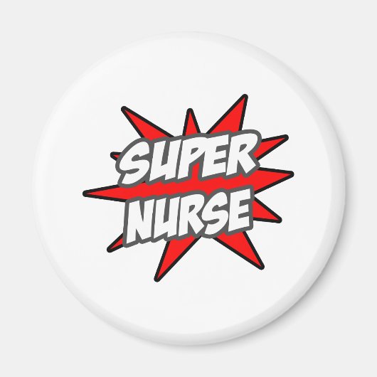 Super Nurse Magnet (Vorne)