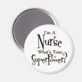 Super Nurse Magnet (Vorderseite/Rückseite)