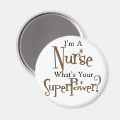 Super Nurse Magnet (Vorderseite/Rückseite)