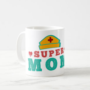SUPER NURSE MAMA - MUTTER VERSORGEN KAFFEETASSE
