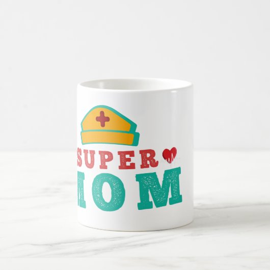 SUPER NURSE MAMA - MUTTER VERSORGEN KAFFEETASSE (Mittel)