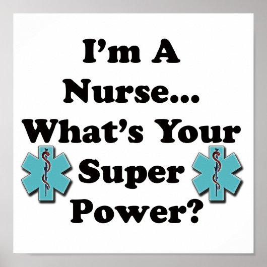 Super Nurse Poster (Vorne)