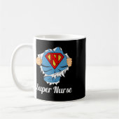 Super Nurse Superpower Kaffeetasse (Links)