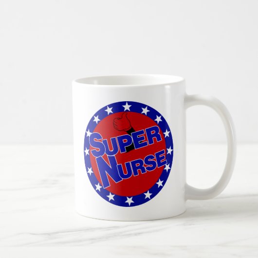SUPER NURSE THUMBS UP - ERMUTIGUNG KAFFEETASSE (Rechts)