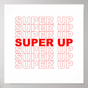 Super Oben Danke Poster