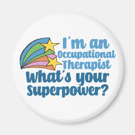 Super Occupational Therapeut Niedlich OT Superhero Magnet