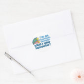 Super Occupational Therapeutic Niedlich OT Runder Aufkleber (Umschlag)