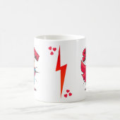 Super Oma 5 Liebesnachricht für Oma Kaffeetasse (Mittel)