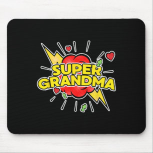 Super Oma Superhero - Tag der Großmutter Mousepad