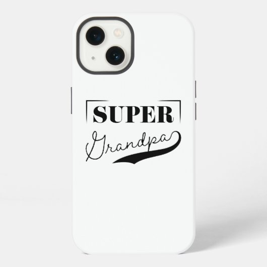 Super Opa iPhone Hülle (Rückseite)