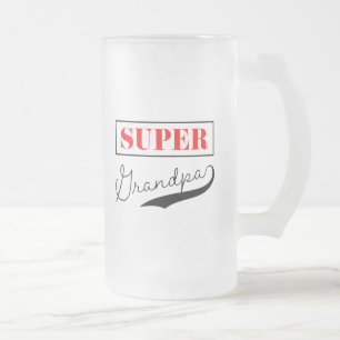 Super Opa Mattglas Bierglas