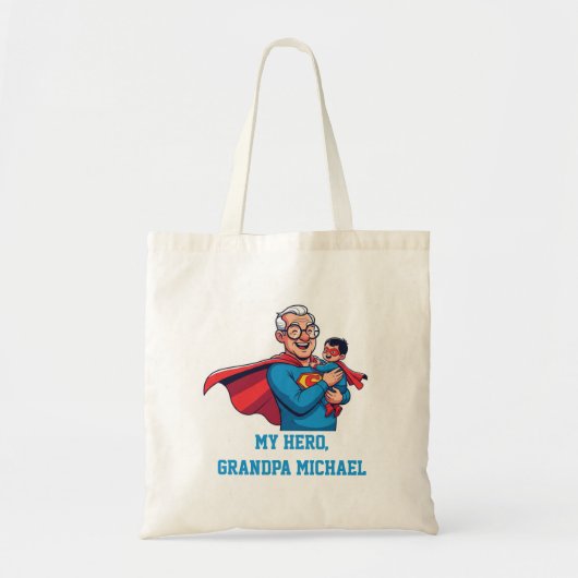 Super Opa Tote Bag Tragetasche (Vorne)