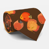 Super Orange Fish Krawatte (Gerollt)