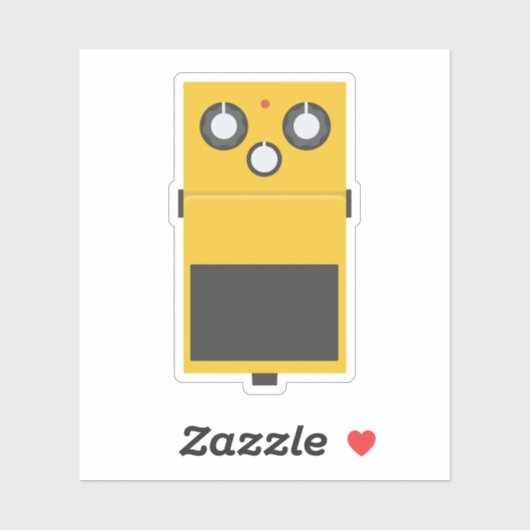 Super Overdrive Effect Pedal Aufkleber (Blatt)