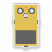 Super Overdrive Effect Pedal Aufkleber (Vorderseite)