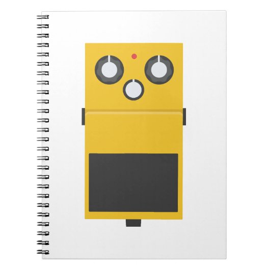 Super Overdrive Effect Pedal Notizblock (Vorderseite)