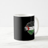 Super palästinensisches Erbe Proud Palestine Roots Kaffeetasse (VorderseiteRechts)