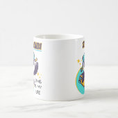 Super Panda Skateboard Langschläfchen Kaffeetasse (Mittel)