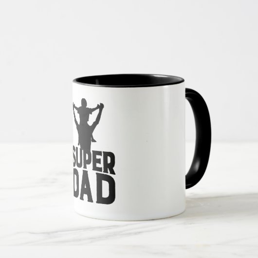 Super Papa 2025 Tasse (VorderseiteRechts)