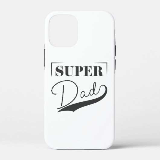 Super Papa Case-Mate iPhone Hülle (Rückseite)