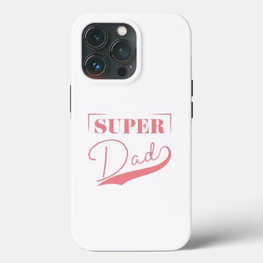 Super Papa Case-Mate iPhone Hülle (Rückseite)