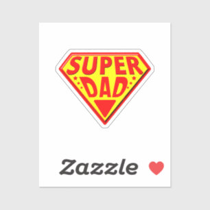 Super Papa - Frohen Vatertag Aufkleber