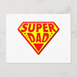 Super Papa - Frohen Vatertag Feiertagspostkarte
