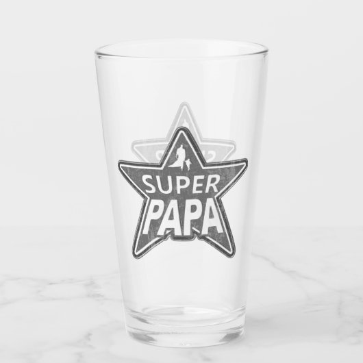 Super Papa Gray Glas (Vorderseite)