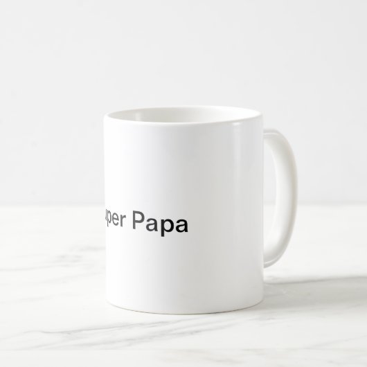 Super Papa Kaffeetasse (VorderseiteRechts)