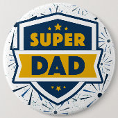 Super Papa Riesig 6" rund Button (Vorderseite)