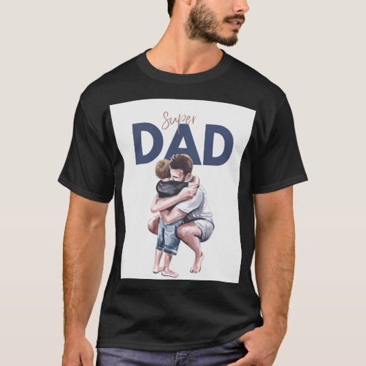 Super Papa T-Shirt (Vorderseite)