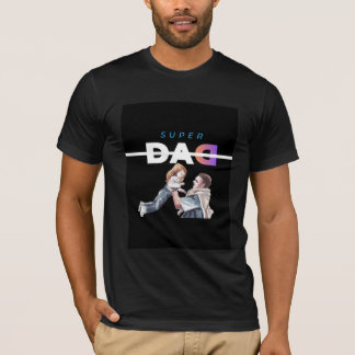 Super Papa Vatertag Familienliebe DESIGN T-Shirt