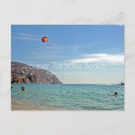 Super Paradise Beach Postkarte
