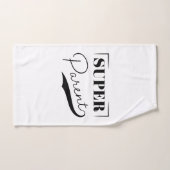 Super Parent Badhandtuch Set (Handtuch)