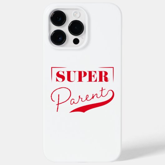 Super Parent Case-Mate iPhone Hülle (Rückseite)