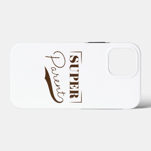 Super Parent Case-Mate iPhone Hülle (Rückseite (Horizontal))
