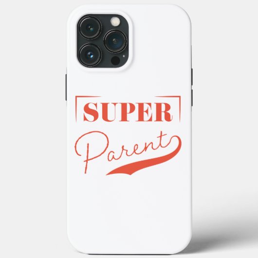 Super Parent Case-Mate iPhone Hülle (Rückseite)