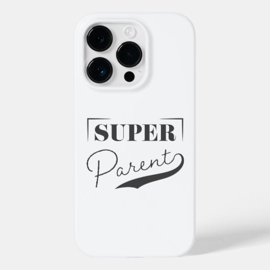 Super Parent Case-Mate iPhone Hülle (Rückseite)