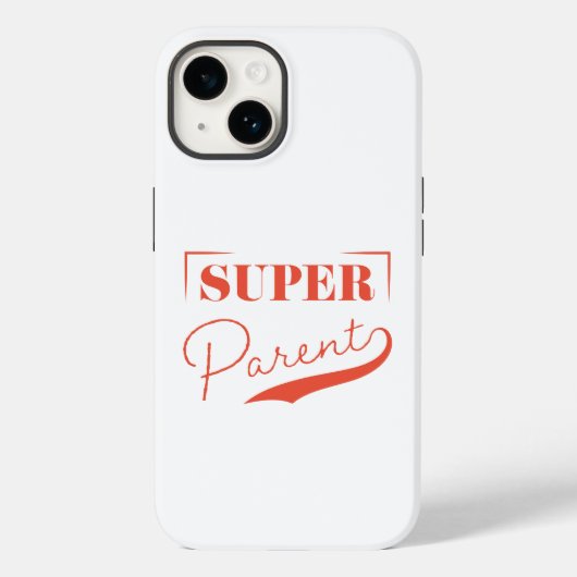 Super Parent Case-Mate iPhone Hülle (Rückseite)
