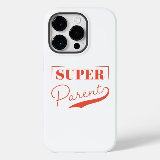 Super Parent Case-Mate iPhone Hülle (Rückseite)