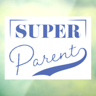 Super Parent Fensteraufkleber